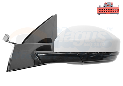 VAN WEZEL Sidespejl 0259807 venstre for LAND ROVER