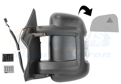 VAN WEZEL Sidespejl 1652815 W16W venstre for FIAT