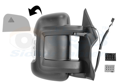VAN WEZEL Sidespejl 1652816 W16W højre for FIAT