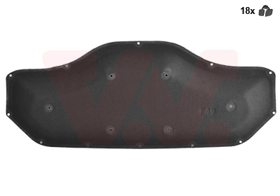 VAN WEZEL Motorrumsisolation 0684460 Motorhjelm for BMW