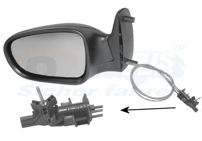 VAN WEZEL Sidespejl 1868803 venstre for FORD