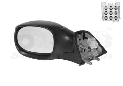 VAN WEZEL Sidespejl 0957817 venstre for CITROËN CITROËN/PEUGEOT