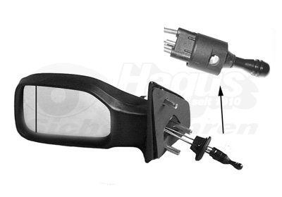 VAN WEZEL Sidespejl 4009813 venstre for PEUGEOT