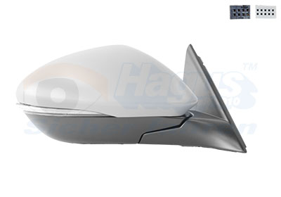 VAN WEZEL Sidespejl 0125808 højre for ALFA ROMEO