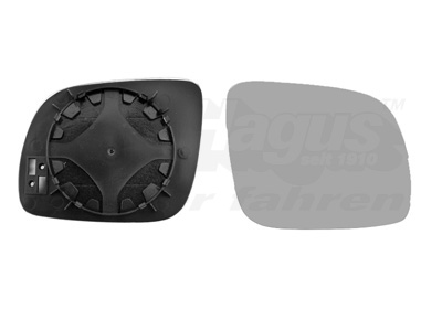 VAN WEZEL Spejlglas, udvendig spejl 5825832 højre for VW