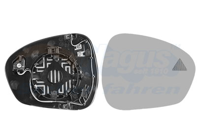 VAN WEZEL Spejlglas, udvendig spejl 0125836 højre for ALFA ROMEO