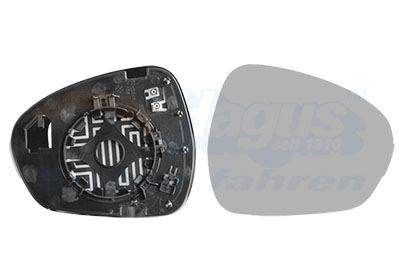 VAN WEZEL Spejlglas, udvendig spejl 0125838 højre for ALFA ROMEO