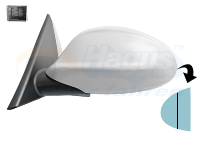 VAN WEZEL Sidespejl 0657807 venstre for BMW