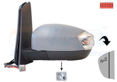VAN WEZEL Sidespejl 1968827 venstre for FORD