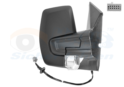 VAN WEZEL Sidespejl 1989802 højre for FORD