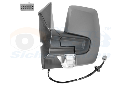 VAN WEZEL Sidespejl 1989817 venstre for FORD