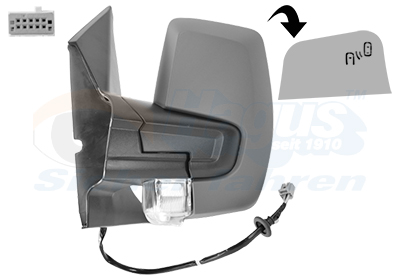 VAN WEZEL Sidespejl 1989827 venstre for FORD