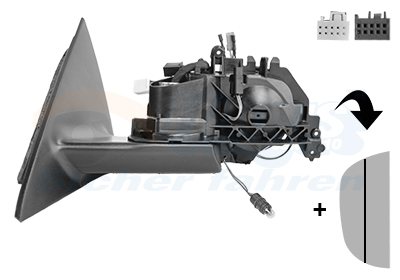 VAN WEZEL Sidespejl 2927853 venstre for MERCEDES-BENZ