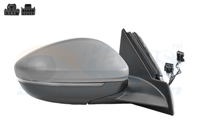 VAN WEZEL Sidespejl 4043808 højre for OPEL PEUGEOT