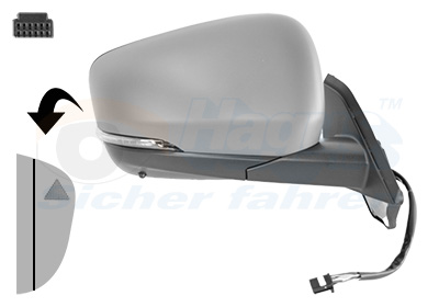 VAN WEZEL Sidespejl 4416818 højre for RENAULT MERCEDES-BENZ
