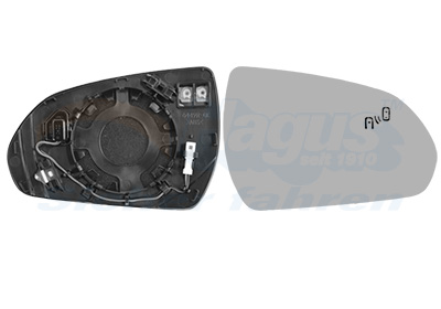 VAN WEZEL Spejlglas, udvendig spejl 8254836 højre for HYUNDAI