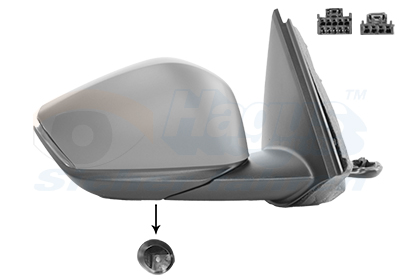 VAN WEZEL Sidespejl 0989818 højre for CITROËN