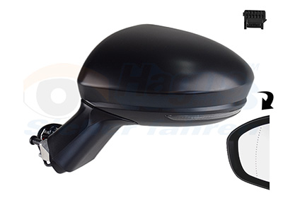 VAN WEZEL Sidespejl 4422805 venstre for RENAULT