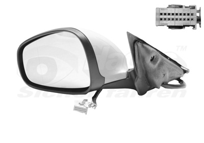 VAN WEZEL Sidespejl 0160807 venstre for ALFA ROMEO