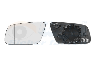 VAN WEZEL Spejlglas, udvendig spejl 0317837 venstre for AUDI