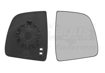 VAN WEZEL Spejlglas, udvendig spejl 1638832 højre for FIAT