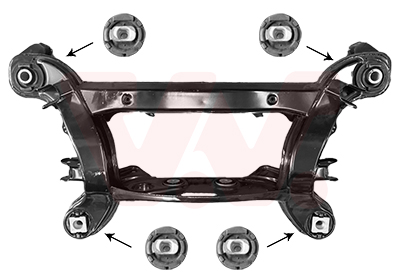 VAN WEZEL Bagaksel 3032629 bagaksel for MERCEDES-BENZ