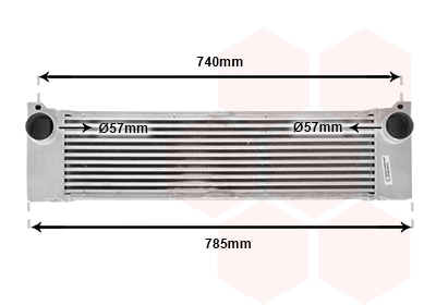 VAN WEZEL Ladeluftkøler 30004473 for MERCEDES-BENZ