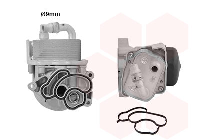 VAN WEZEL Oliekøler, motorolie 06013412 for BMW