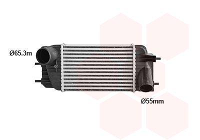 VAN WEZEL Ladeluftkøler 13014705 for NISSAN