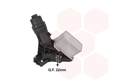 VAN WEZEL Oliekøler, motorolie 06013778 for BMW