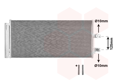 VAN WEZEL Kondensor, klimaanlæg 59015700 for VOLVO