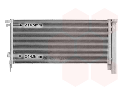 VAN WEZEL Kondensor, klimaanlæg 53015715 for TOYOTA