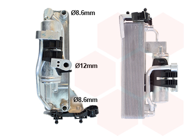 VAN WEZEL Kondensor, klimaanlæg 06015705 for BMW