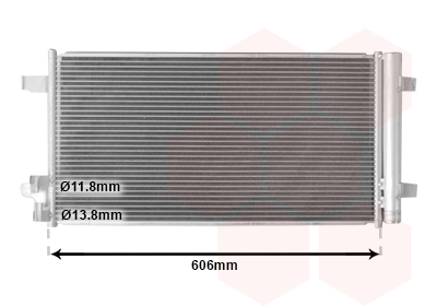 VAN WEZEL Kondensor, klimaanlæg 58015707 for VW
