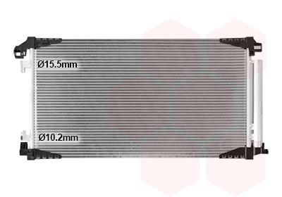 VAN WEZEL Kondensor, klimaanlæg 53015713 for TOYOTA