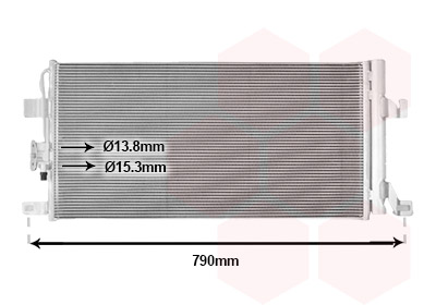 VAN WEZEL Kondensor, klimaanlæg 03015706 for VW