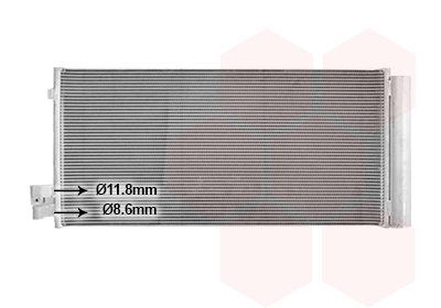 VAN WEZEL Kondensor, klimaanlæg 06015713 for BMW