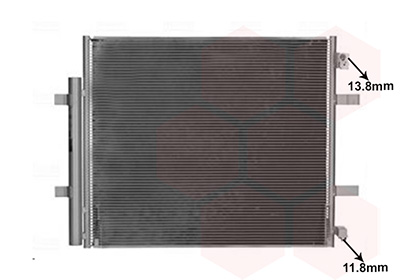 VAN WEZEL Kondensor, klimaanlæg 58015711 for VW