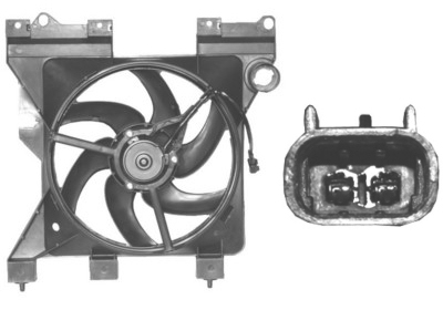 VAN WEZEL Ventilator, motorkøling 0956746 for CITROËN CITROËN/PEUGEOT