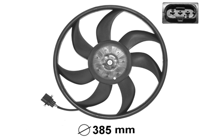 VAN WEZEL Ventilator, motorkøling 5827745 for VW