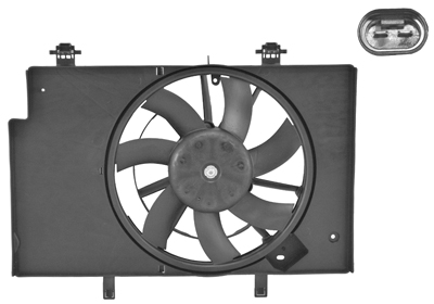 VAN WEZEL Ventilator, motorkøling 1807746 for FORD