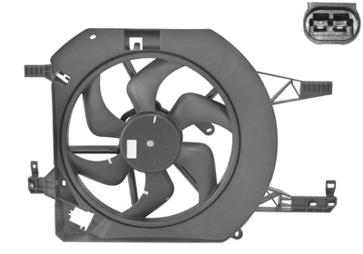 VAN WEZEL Ventilator, motorkøling 4394746 for OPEL RENAULT