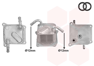 VAN WEZEL Oliekøler, automatisk gearkasse 13013707 for NISSAN
