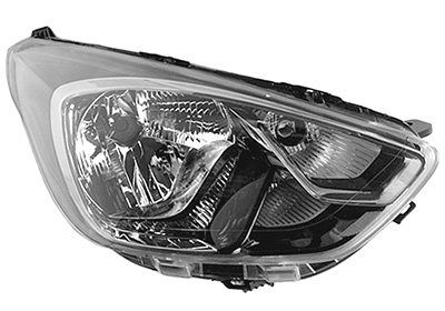 VAN WEZEL Forlygte 1813962 H4 højre for FORD