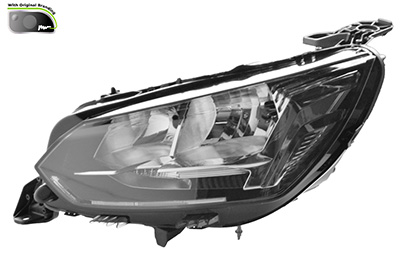 VAN WEZEL Forlygte 4043961v PY21W venstre for PEUGEOT