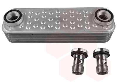VAN WEZEL Oliekøler, motorolie 02013706 for LAND ROVER