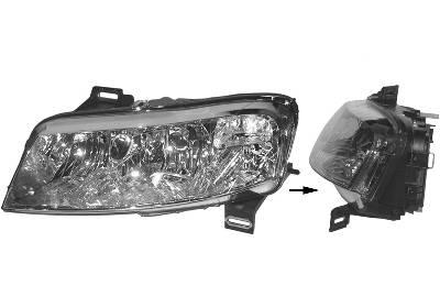 VAN WEZEL Forlygte 1626961 H7/H1/H1 venstre for FIAT