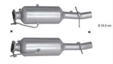 VEGAZ Sod-/partikelfilter, udstødningssystem fk348 for FORD
