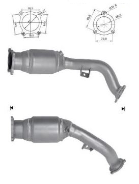 VEGAZ Katalysator ak348 for AUDI