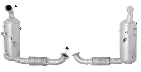 VEGAZ Sod-/partikelfilter, udstødningssystem fk362 for FORD VOLVO